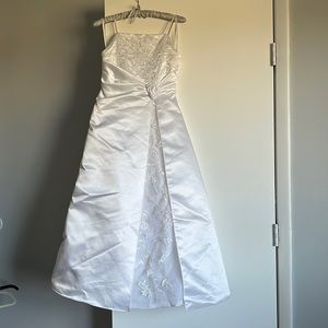 David’s bridal flower girl dress